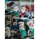 Lot decor de buches de noel