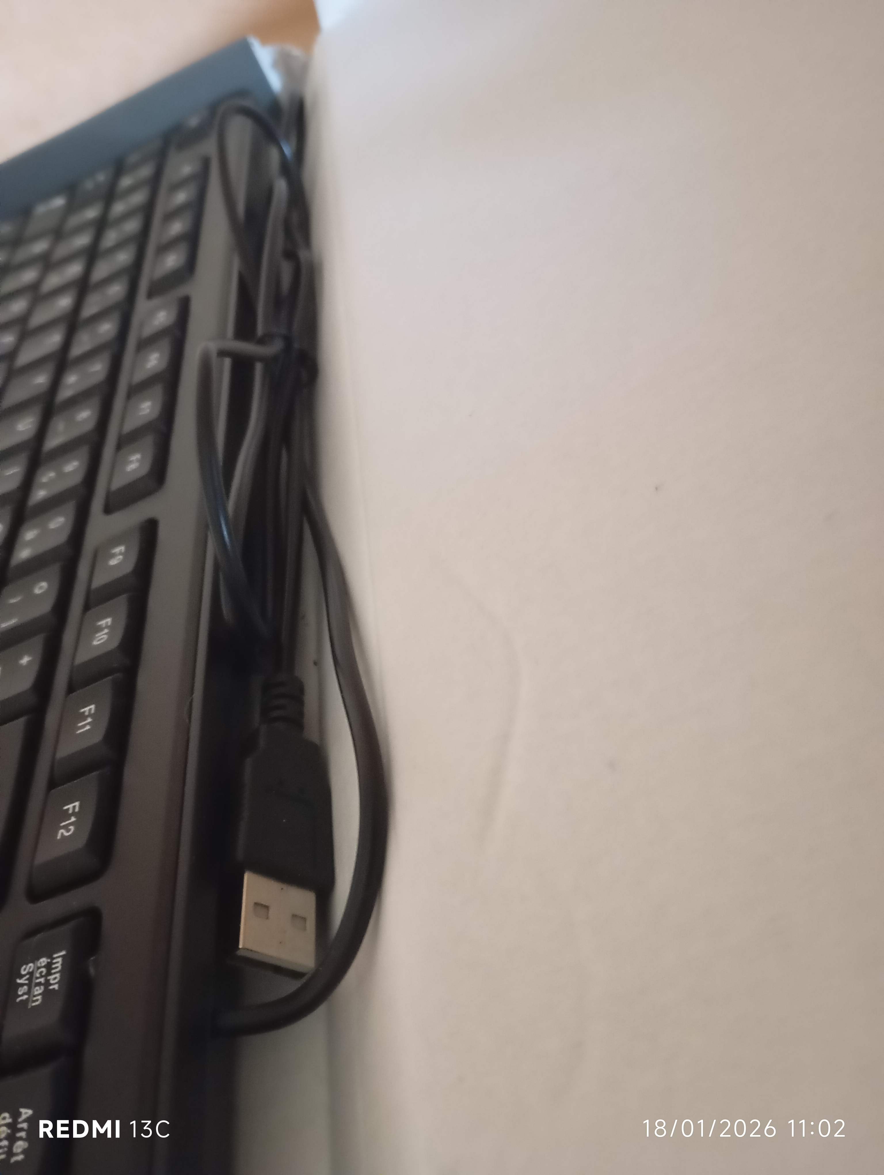 Clavier filaire Cultura Noir